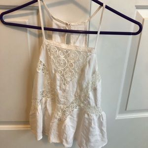 Lace tank top